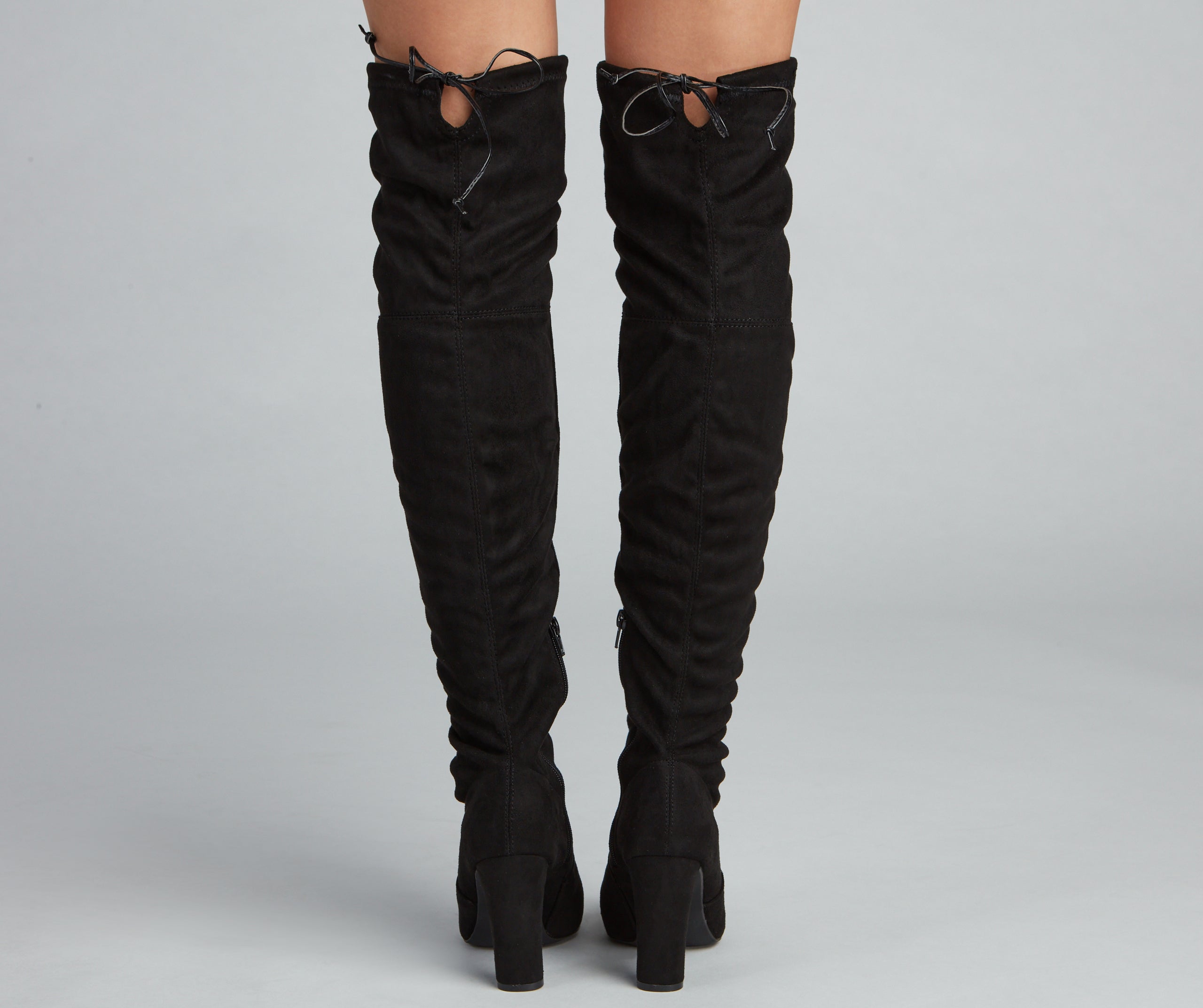 Long Story Short Faux Suede Boots