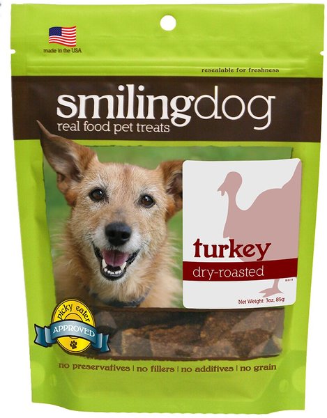 Herbsmith Smiling Dog Turkey Dry-Roasted Dog Treats