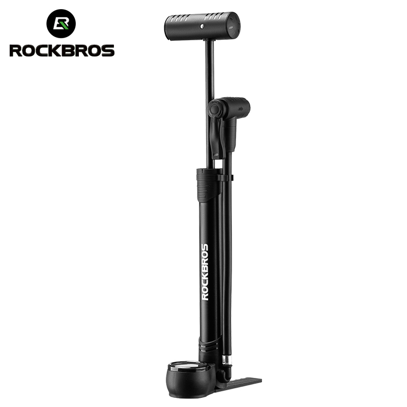 ROCKBROS  Bicycle Air Pump Inflator Aluminum Portable Bike Cycling Hand Air Pump