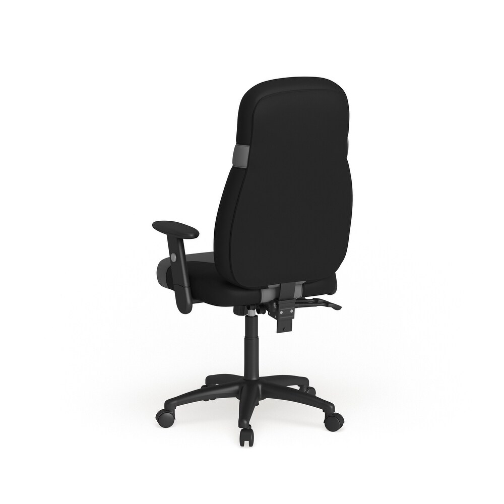 High Back Ergonomic and Gray Mesh Swivel Task Chair with Adjustable Arms