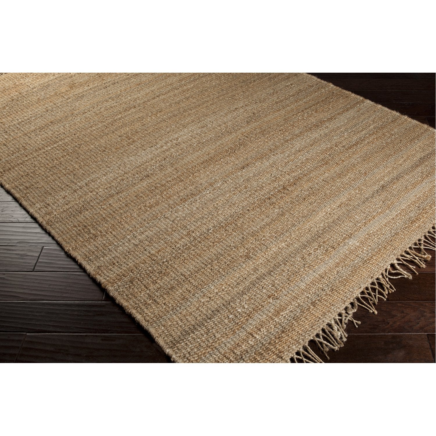 Jute Hand Woven Rug in Wheat