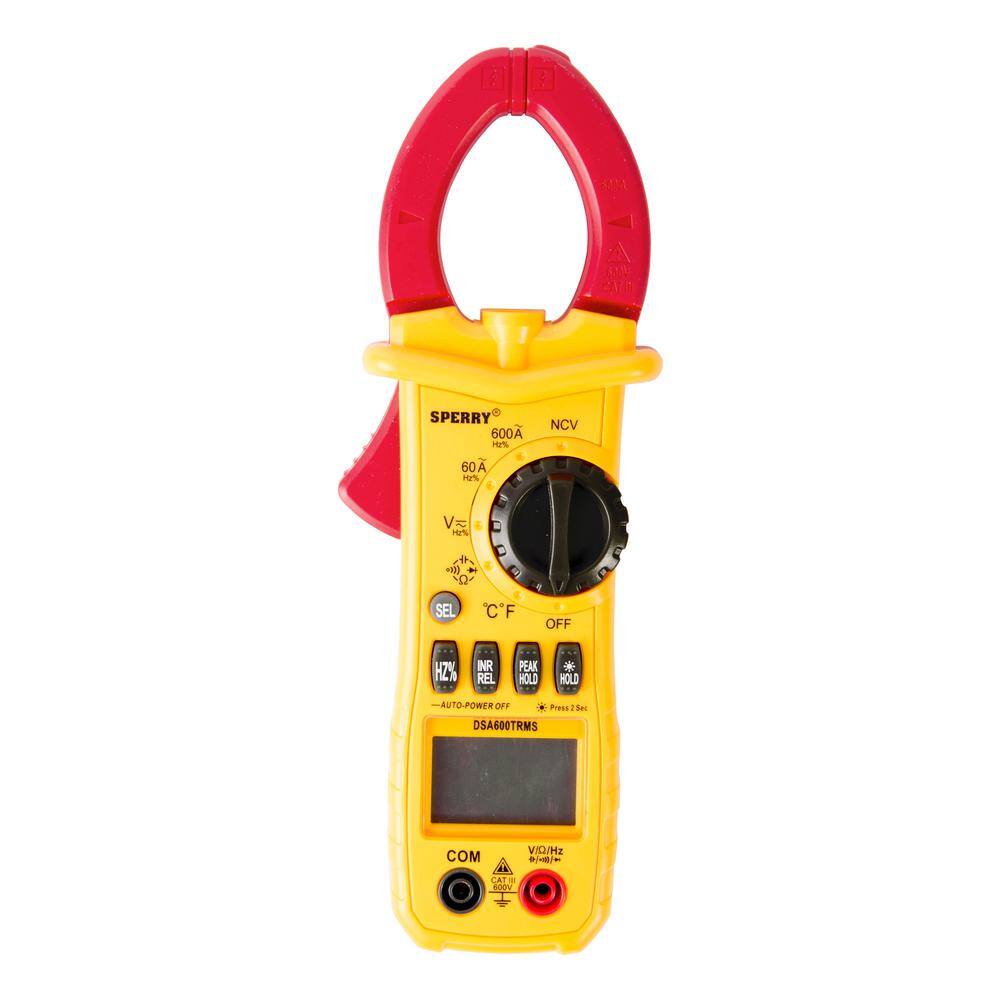 Sperry 600 Amp True RMS Clamp Meter DSA600TRMSR