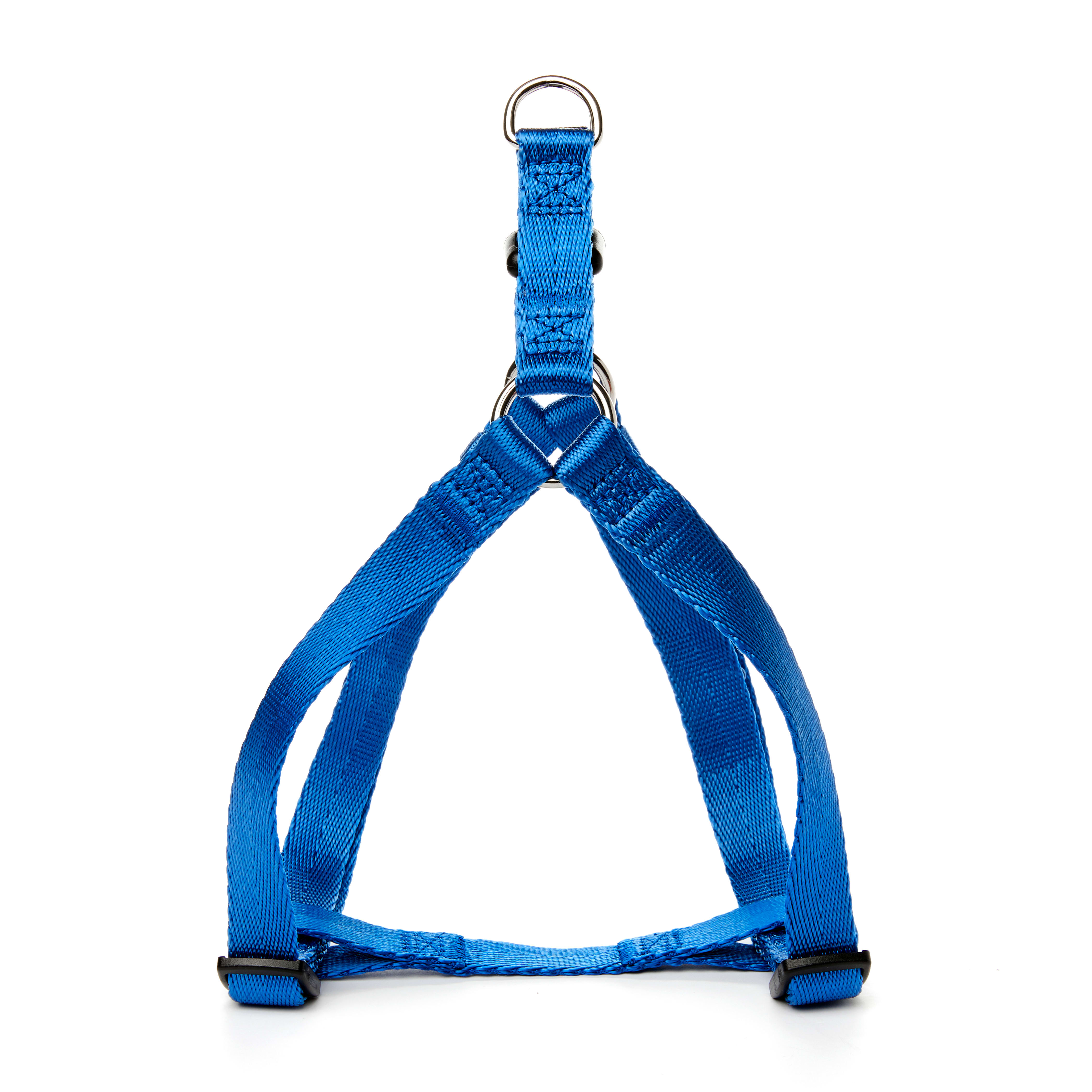 YOULY The Classic Blue Webbed Nylon Dog Harness， Small