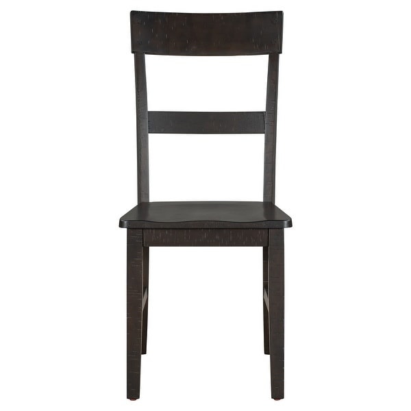 Dining Chairs with Ergonomic Design， Kitchen Solid Wood Chair Set of 6