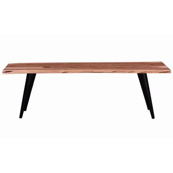 Palmerston Mid-Century Modern Acacia Dining Bench