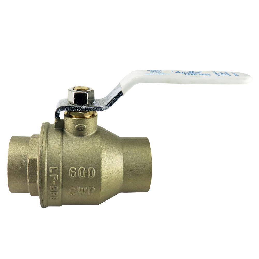 Apollo 1-12 in. Lead Free Brass SWT x SWT Ball Valve 94ALF20701A