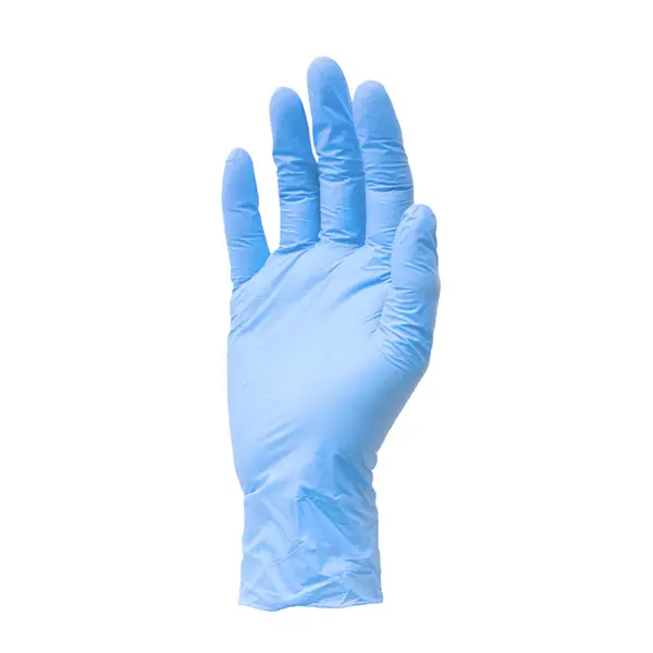 Hongray 100-Pack Disposable Vitrile Blended Exam Gloves-Large