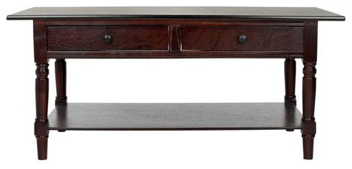 Boris 2 Drawer Coffee Table  Amh5706D   Traditional   Coffee Tables   by BisonOffice  Houzz