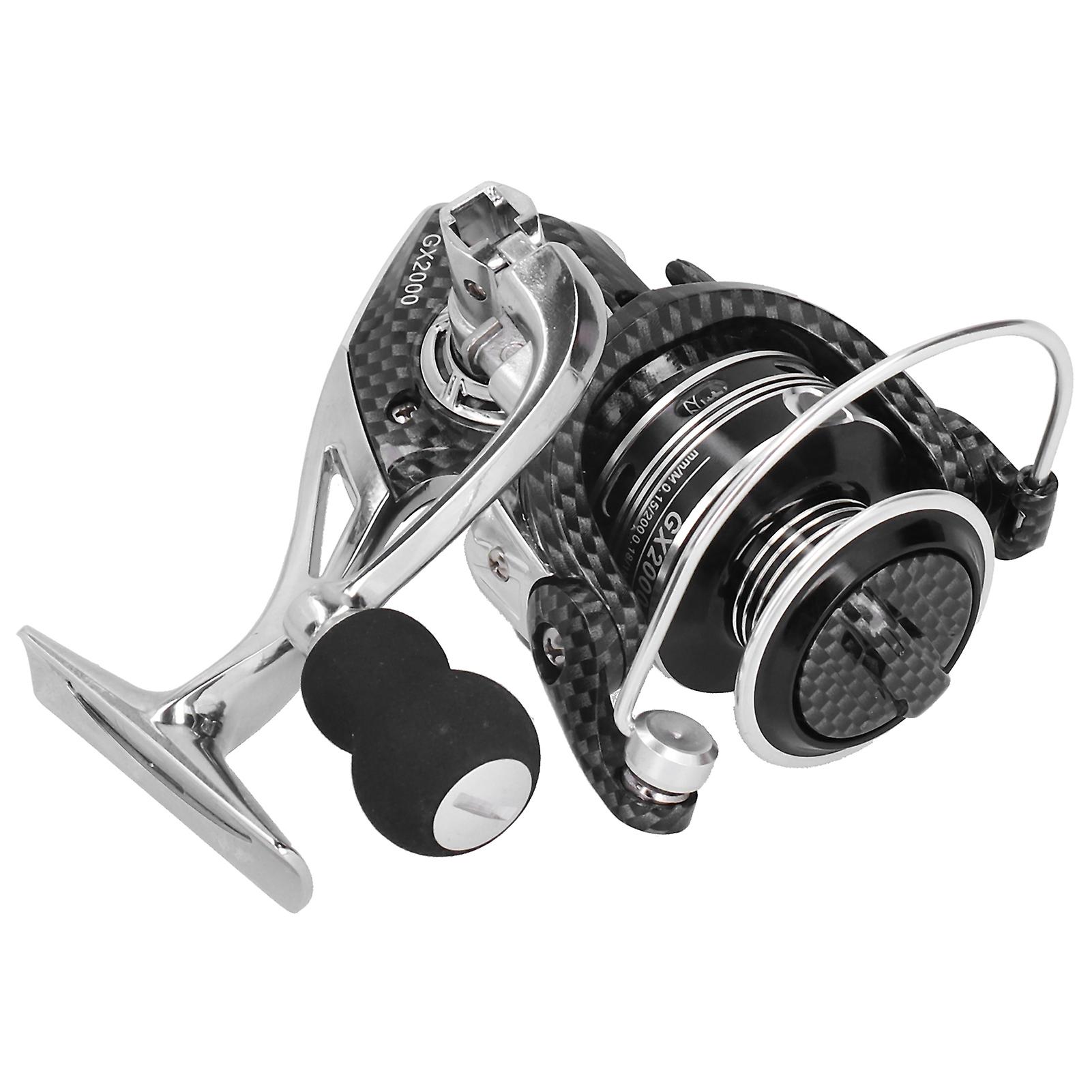 Metal Spinning Reel Lure Sea Rod Gapless Duplex Bearing Fishing Line Reels Accessorygx2000