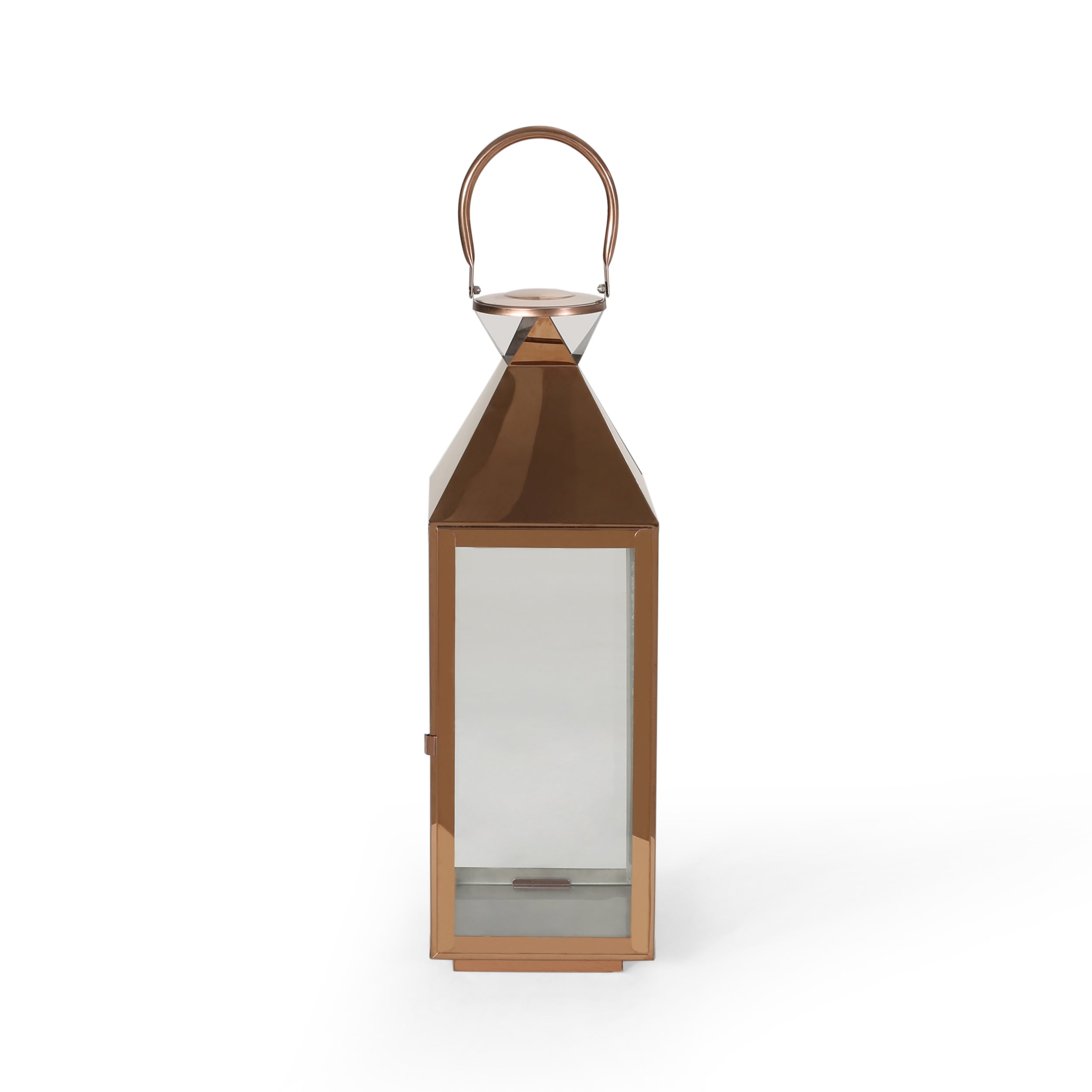 Cassien Modern Stainless Steel Lantern Set