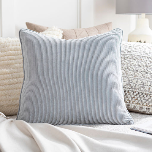 Corduroy Light Gray Pillow