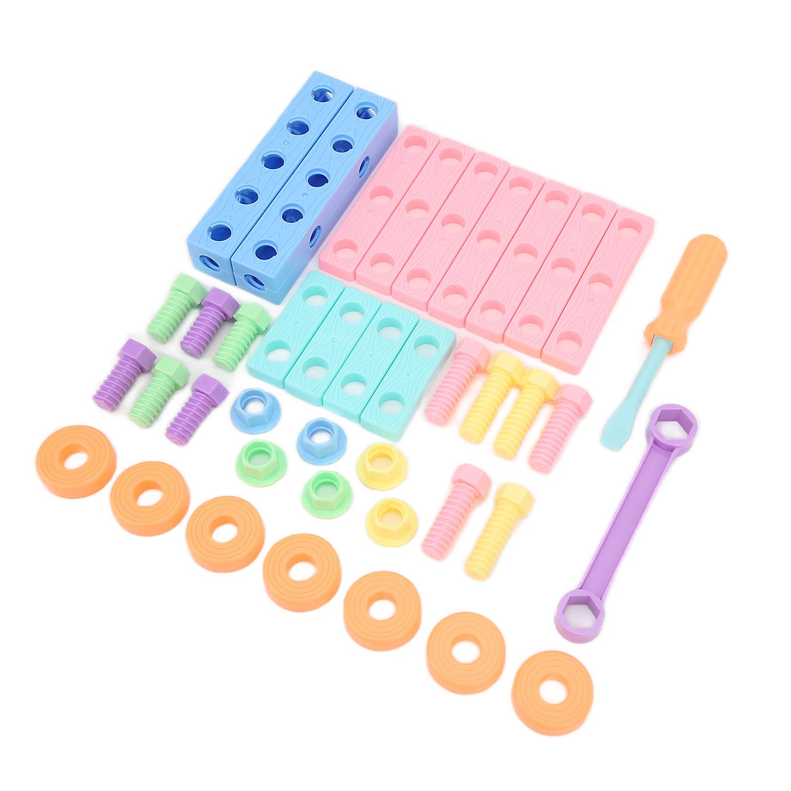 Screw Assembling Toy Building Blocks Construction Kit Parentchild Interactive Toy108-21