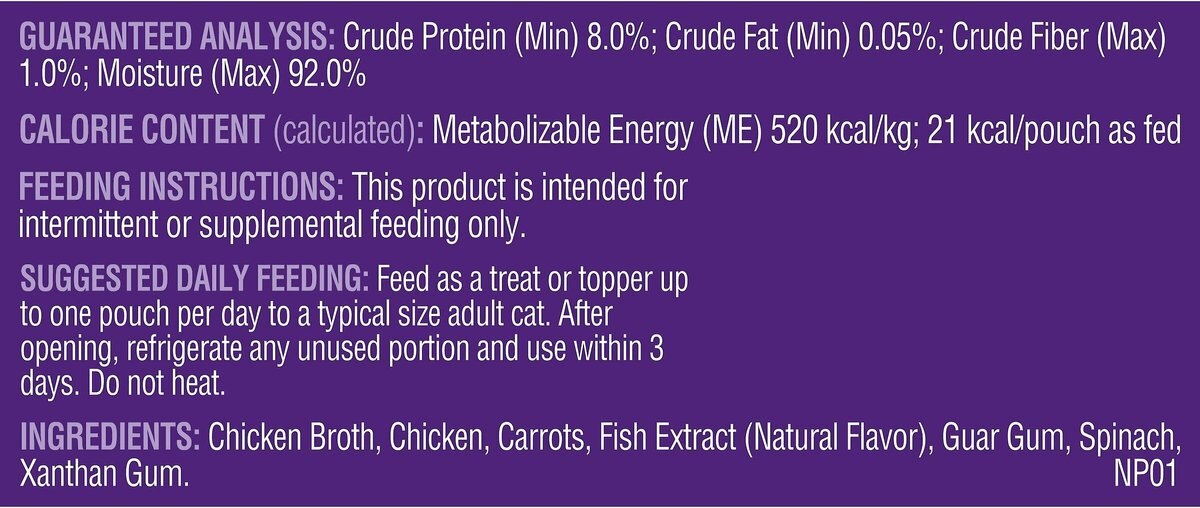 Rachael Ray Nutrish Purrfect Broths All Natural Grain-Free Classic Chicken Recipe Cat Food Topper