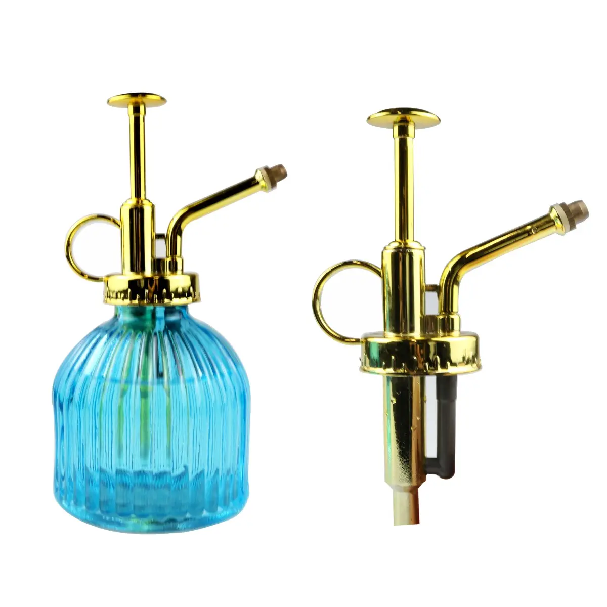 High Quality European Customized Color 1.50ml/T 33mm Flower Plant Watering Metal Mist Glass Sprayer