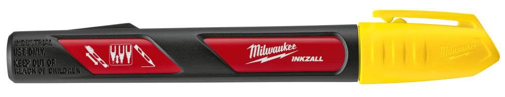 Milwaukee INKZALL Yellow Paint Marker 48-22-3721 from Milwaukee