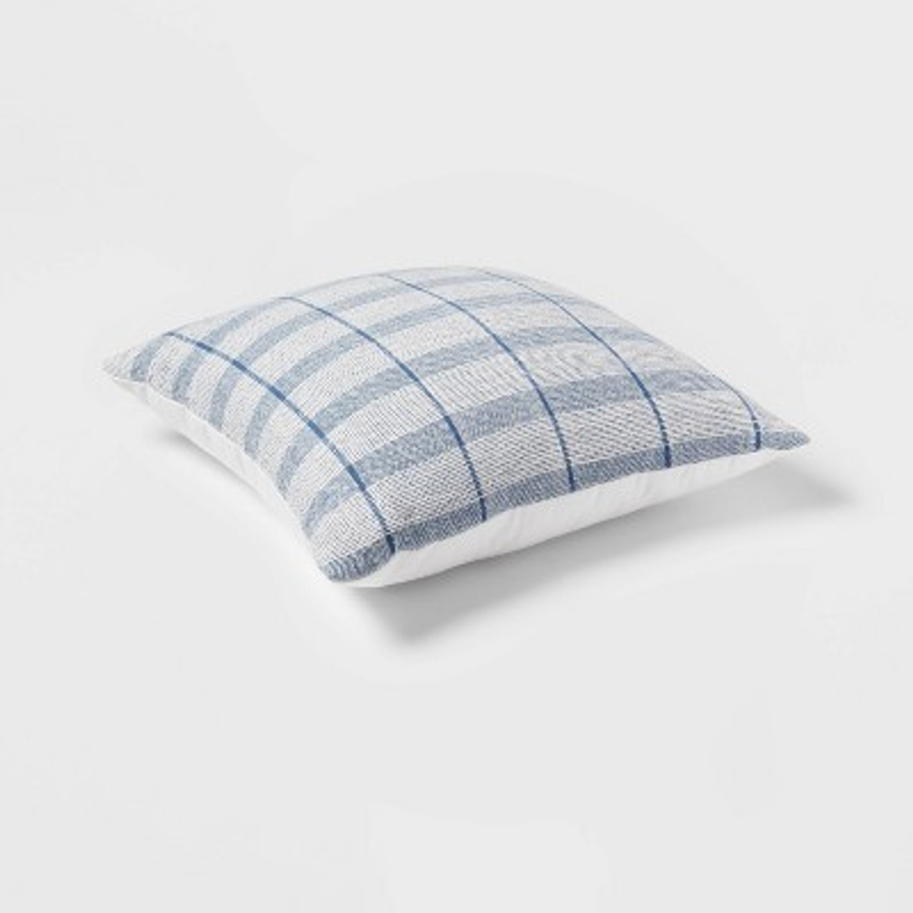 Euro Woven Stripe Decorative Throw Pillow Blue - Threshold™