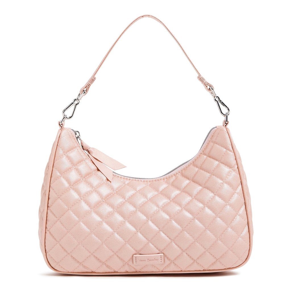 Vera Bradley  Mini Frannie Crescent Crossbody Bag in Rose Quartz