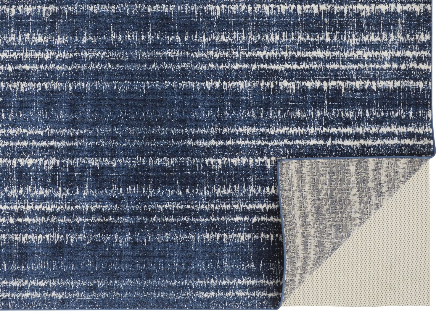 Meera Blue and Ivory Rug by BD Fine