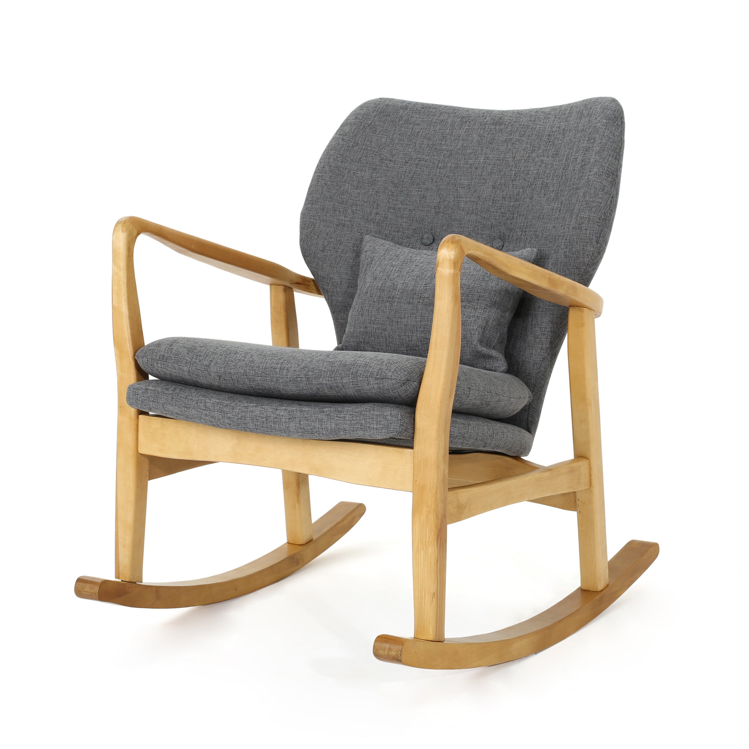 Balen Mid Century Modern Fabric Rocking Chair