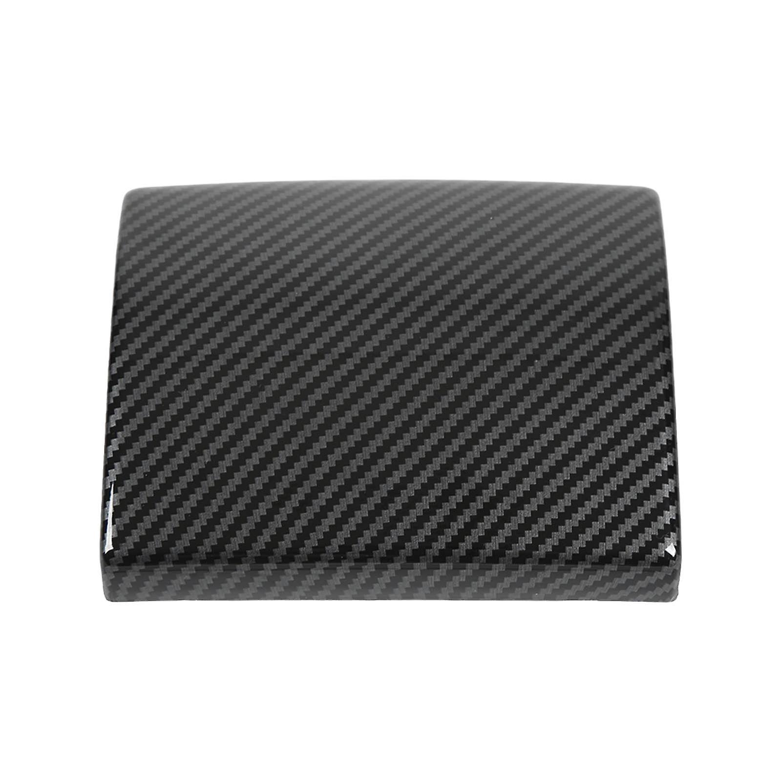 Rear Armrest Box Panel Trim Carbon Fiber Color Abs Perfect Fit Replacement For Highlander 20202022