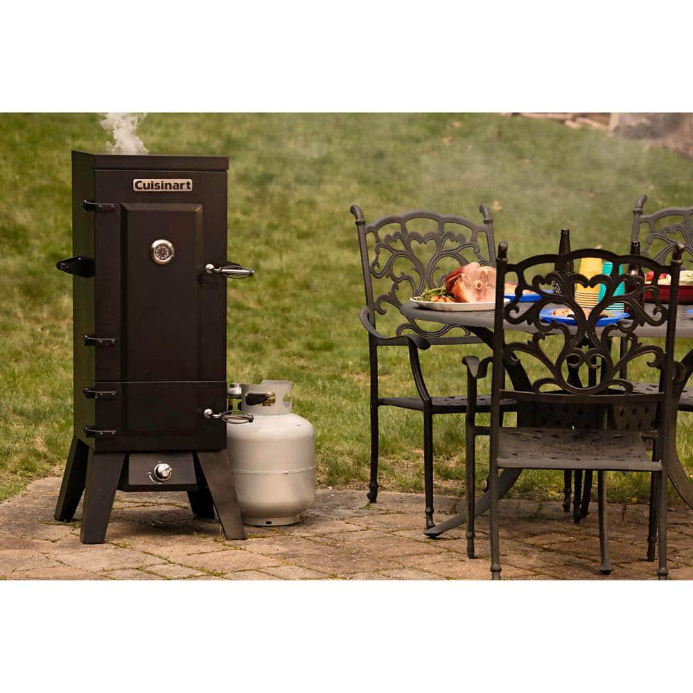 Cuisinart Vertical 36 in Propane Gas Smoker in Black