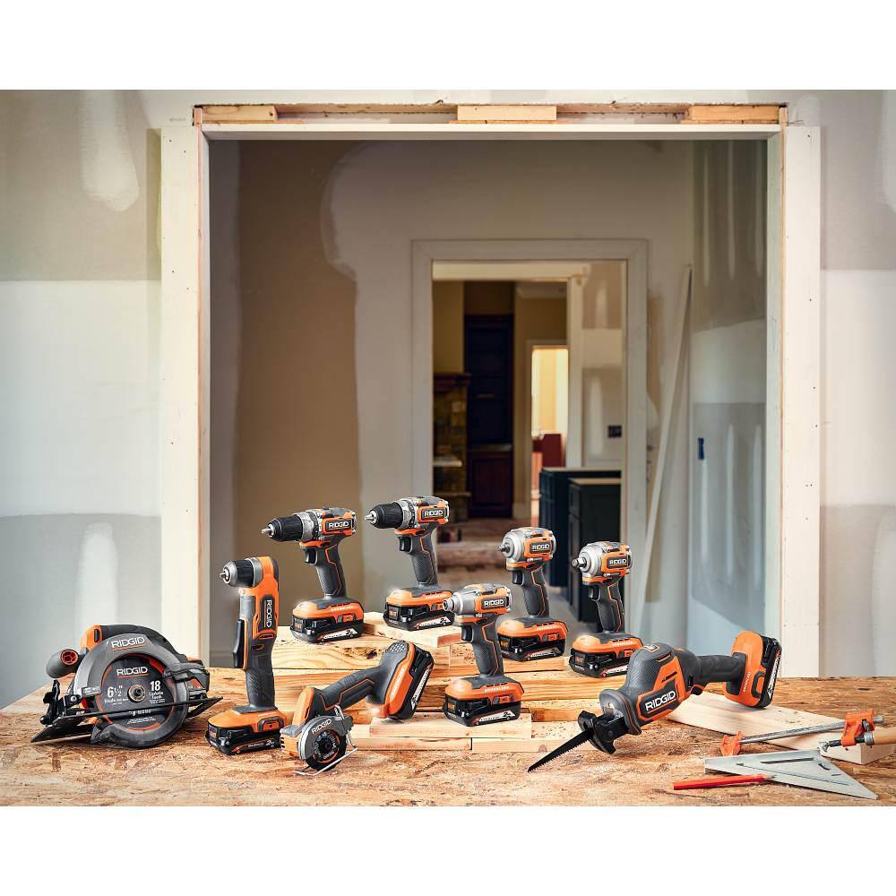 🎉Limited Time Offer🎉RIDGID 18V SubCompact Brushless Cordless 6-12 in. Circular Saw (Tool Only) R8656B