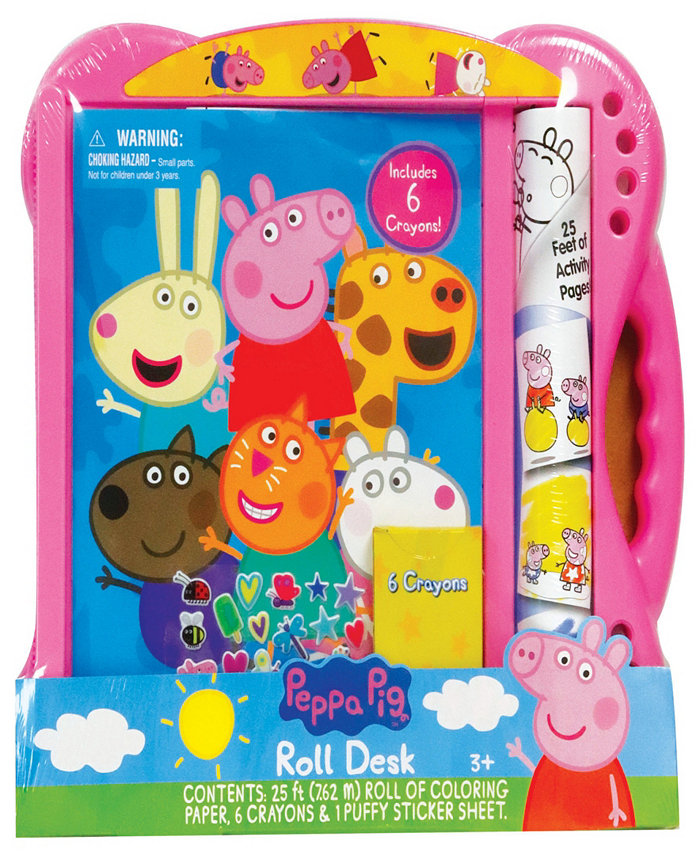 Peppa Pig Roll Desk activity Set