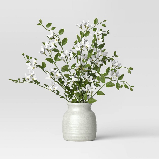 Artificial Floral Arrangement White - Threshold