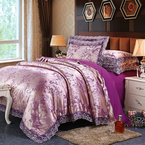 Adorna Cotton Satin Bed Set