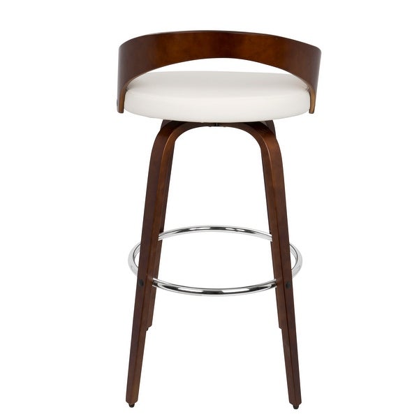 Carson Carrington Stavanger Mid-century Modern Fixed-Height Bar Stool (Set of 2)