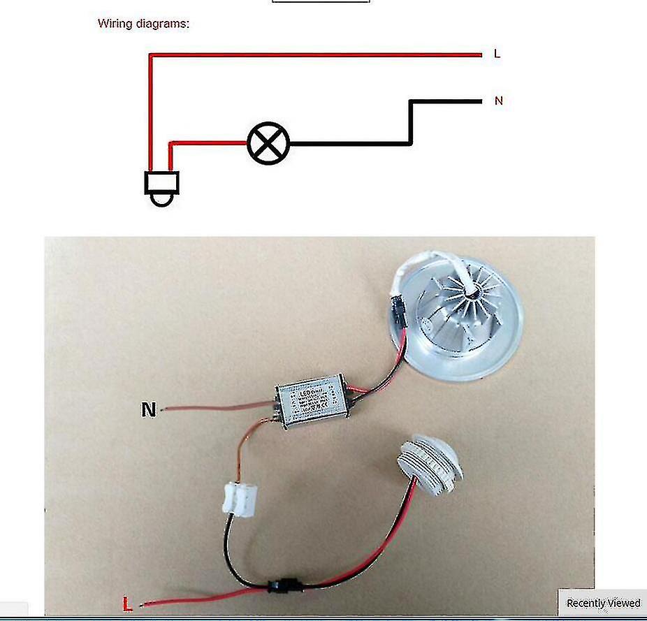 Human Body Infrared Motion Sensor Module Switch Home Bulb Modification Controller1pac