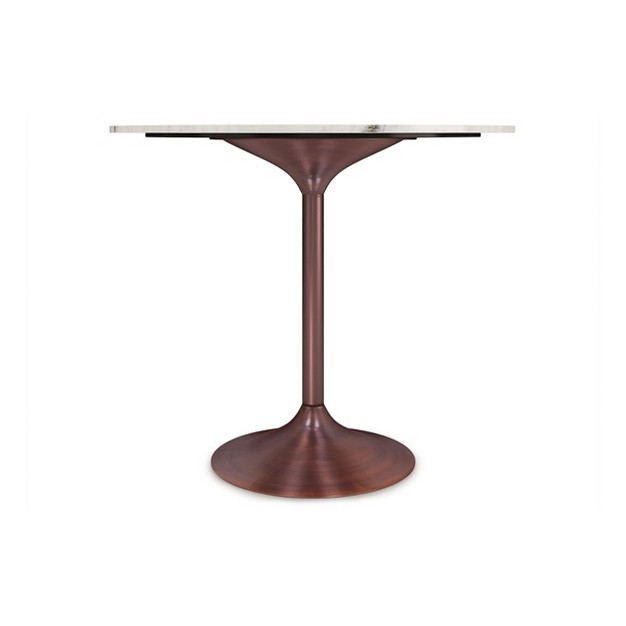 Simplihome Dining Table Osborne White copper