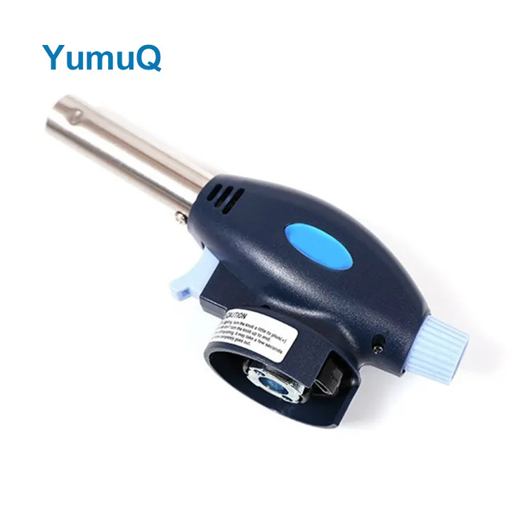 YumuQ ABS + Steel + Copper Portable Piezo Gas Refill Torch Lighter Fire Igniter Camping Ignition For Outdoor