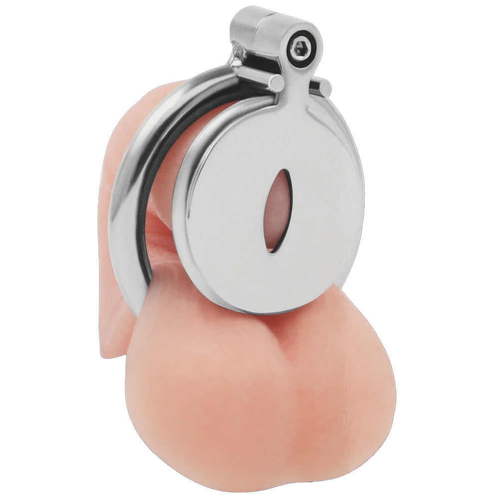 Lockmaster Flat Inverted Cat's Eye Chastity Cage