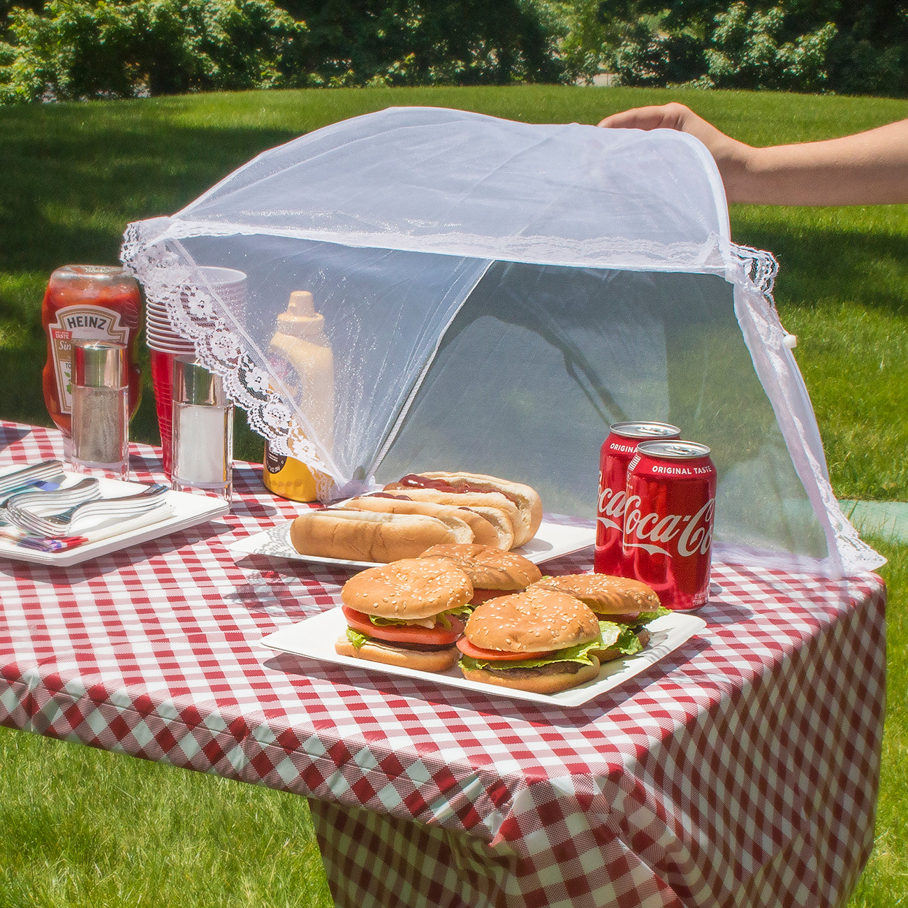 2 Inflatable Serving Bar, 6 Food Umbrellas