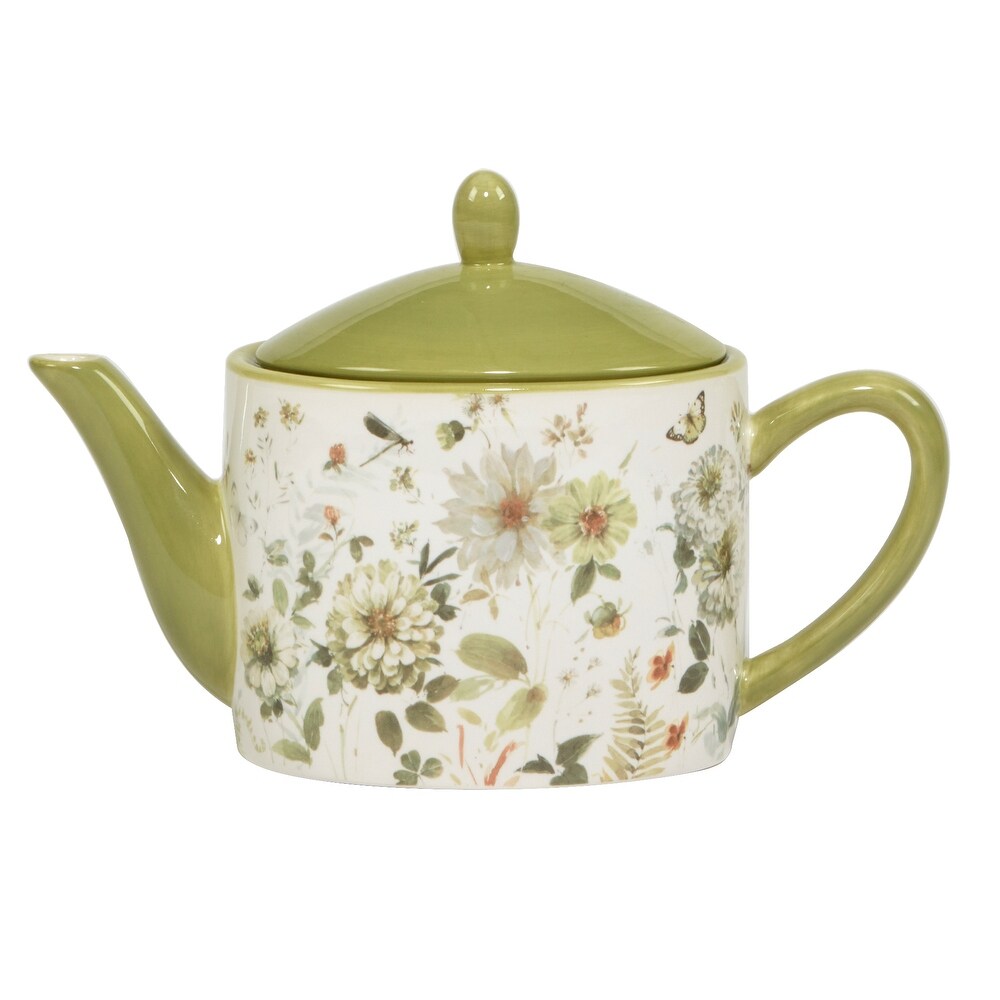 Certified International Green Fields 36 oz. Teapot   36 oz