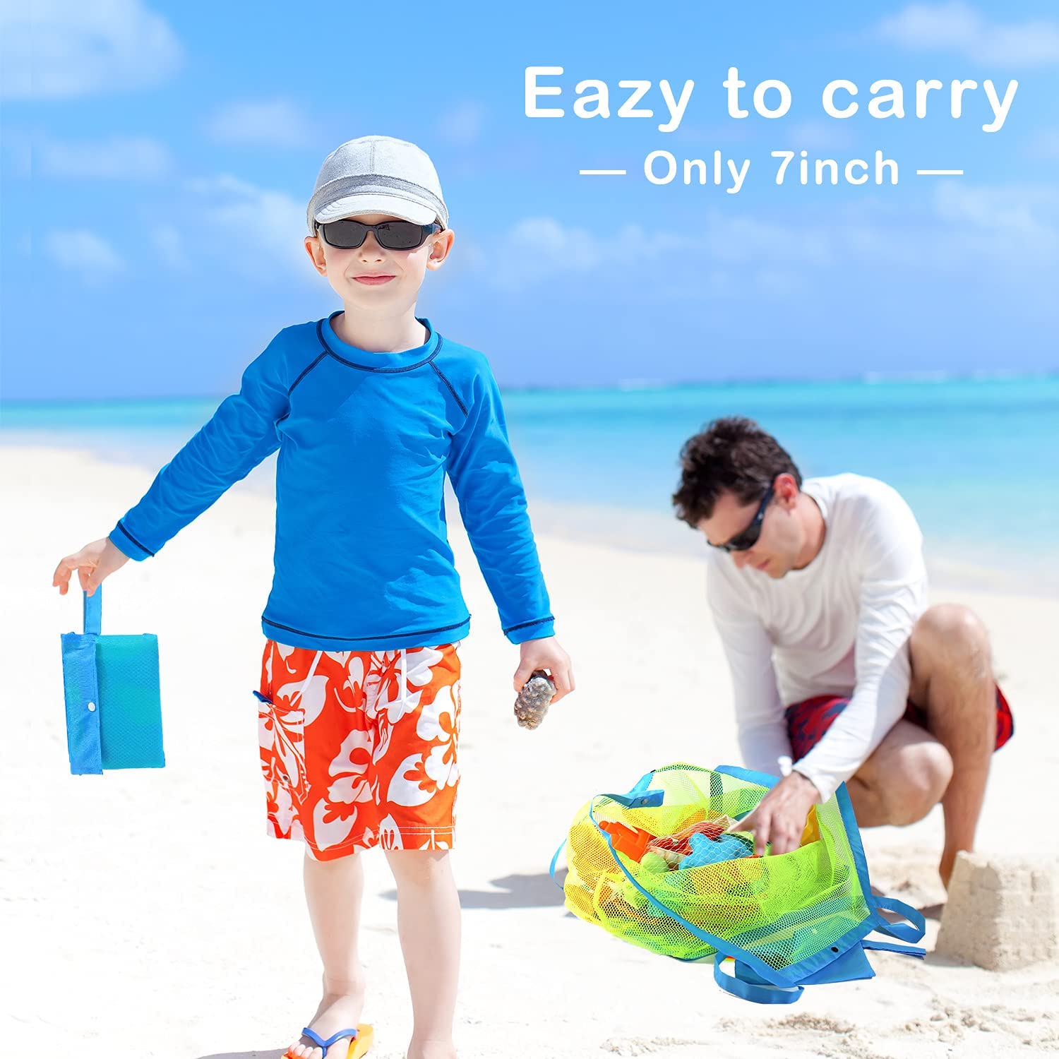 Mesh Beach Bag Extra Large Beach Bags and Totes for Holding Beach Toys Children' Toys Tote