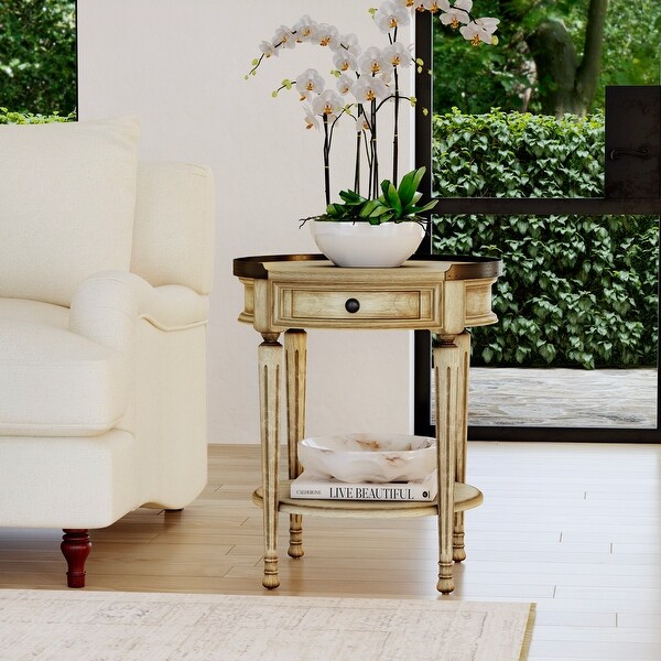 Sampson Accent Table with Storage