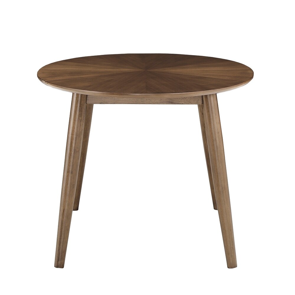 Rondo Mid Century Walnut Oval Dining Table by iNSPIRE Q Modern