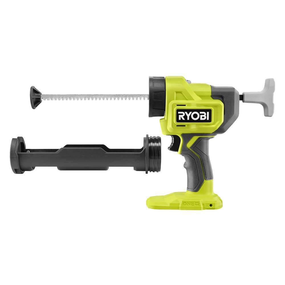 RYOBI ONE+ 18V Cordless 10 oz. Caulk  Adhesive Gun Kit with 1.5 Ah Battery and Charger with FREE 2.0 Ah Battery PCL901K1-PBP006