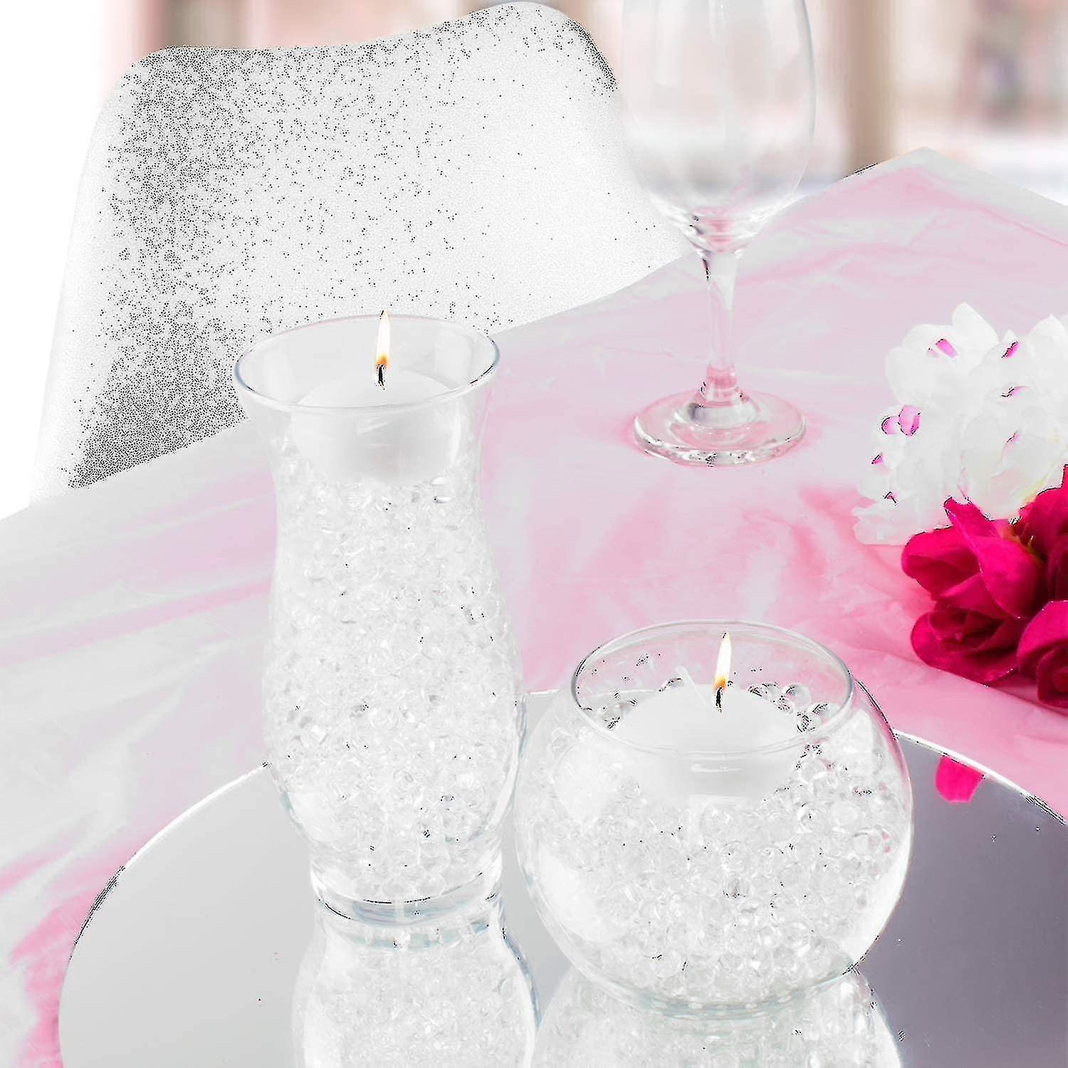 Water Pearls，4000 Pieces Vase Filler Pearls Gemstones Water Gel