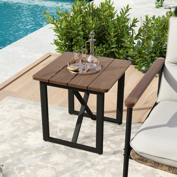 PureCane Aluminum Outdoor Patio Side Table