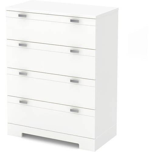 South Shore Reevo 4-Drawer Chest, Pure White