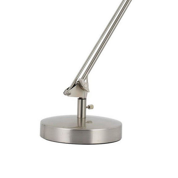 Benjara BM220818 60W Metal Task Lamp with Adjustab...