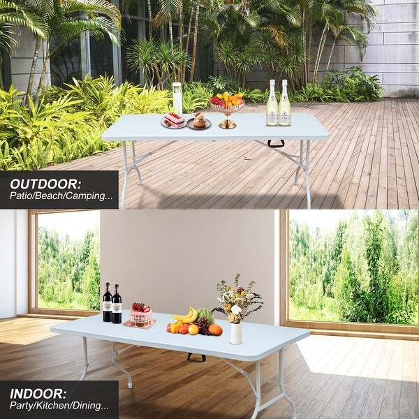 White Multipurpose Outdoor Folding Table