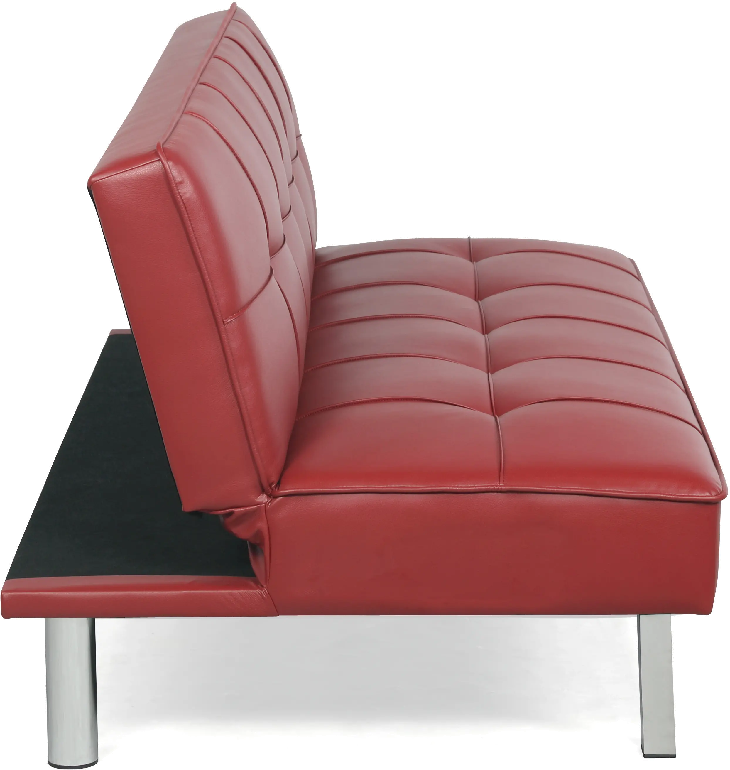 Mia Red Multi-Functional Sofa Lounger Sleeper by Serta Dream Convertibles