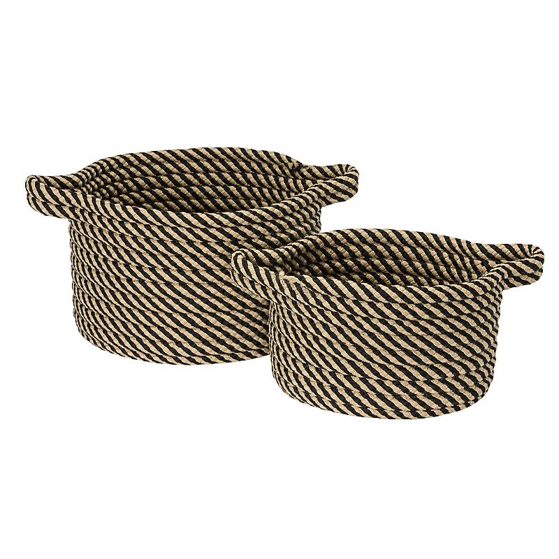 Colonial Mills Twisted Isle 2-piece Storage Basket Set