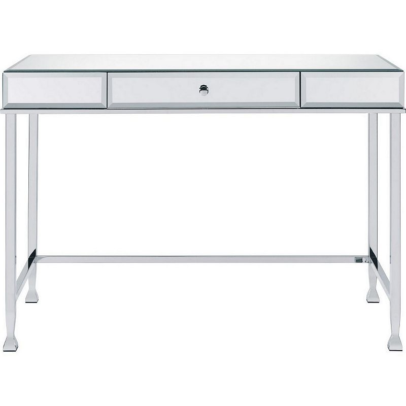 Rectangular Storage Writing Desk， White