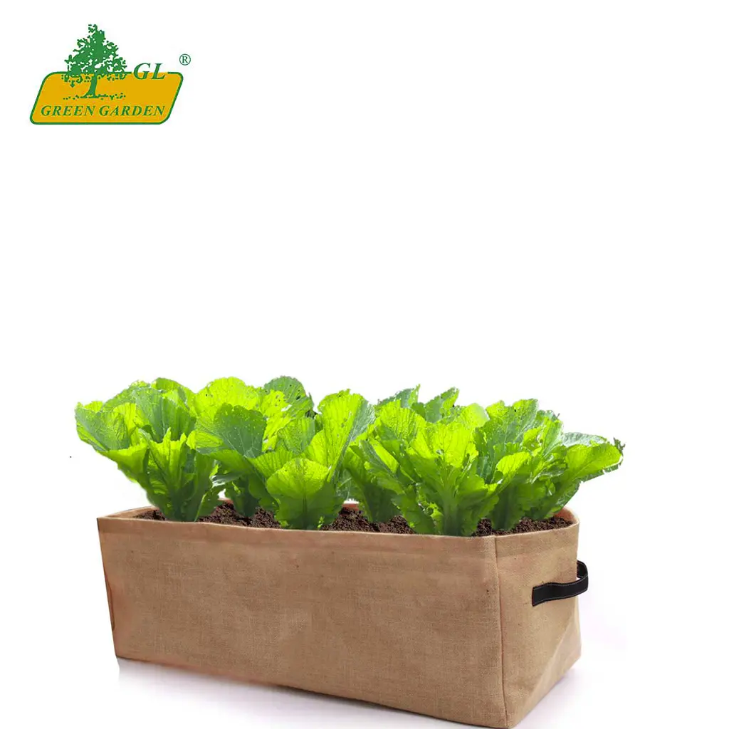 Garden Not Coated Black Large Nursery Fabric Pot Plant Planter Grow Bag With Handle