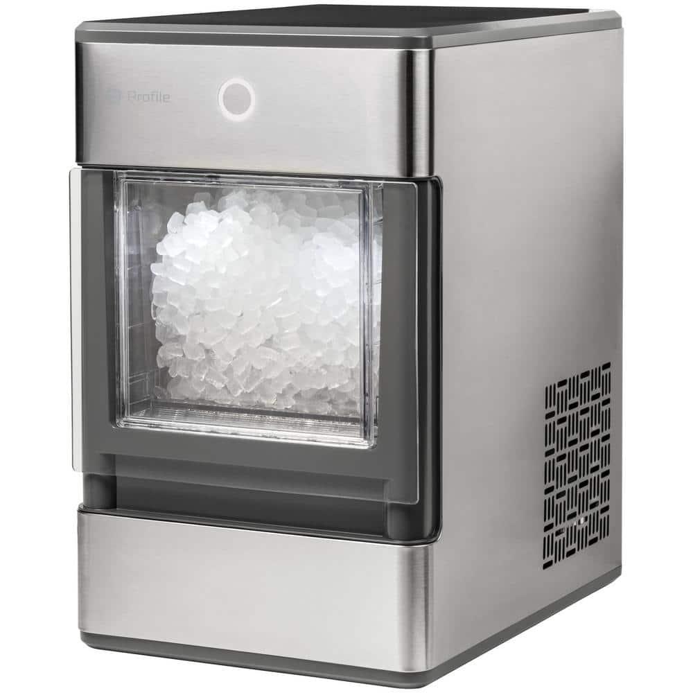 GE Profile Opal 24 lb Portable Nugget Ice Maker in Stainless Steel